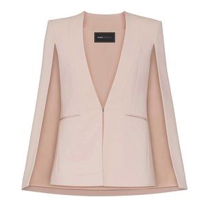 BCBG Upas Cape Blazer in Bare Pink S